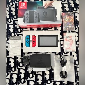 Nintendo Switch Bundle in box with brand new games